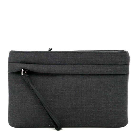 PRADA  Super Basic 100 Pouch Anthracite - Picture 1 of 7